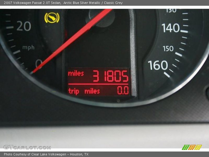 Arctic Blue Silver Metallic / Classic Grey 2007 Volkswagen Passat 2.0T Sedan