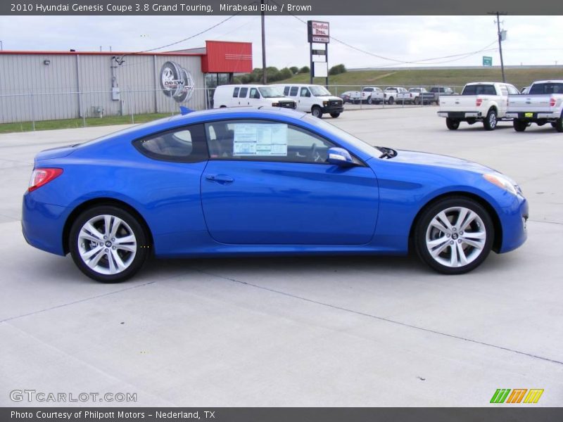  2010 Genesis Coupe 3.8 Grand Touring Mirabeau Blue