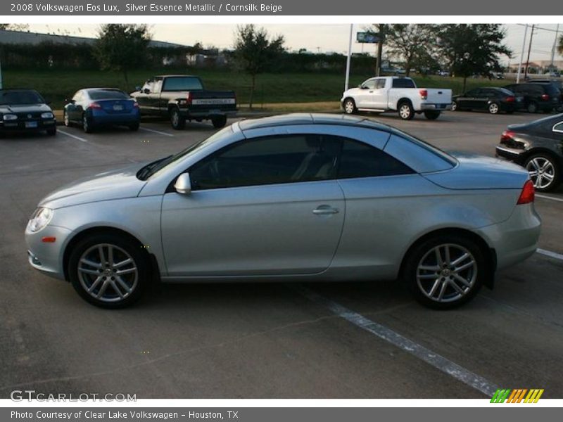 Silver Essence Metallic / Cornsilk Beige 2008 Volkswagen Eos Lux
