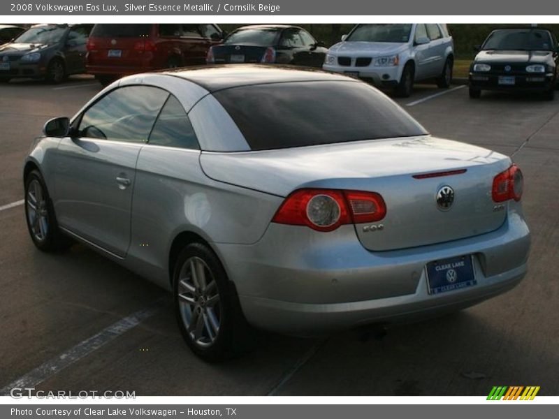 Silver Essence Metallic / Cornsilk Beige 2008 Volkswagen Eos Lux