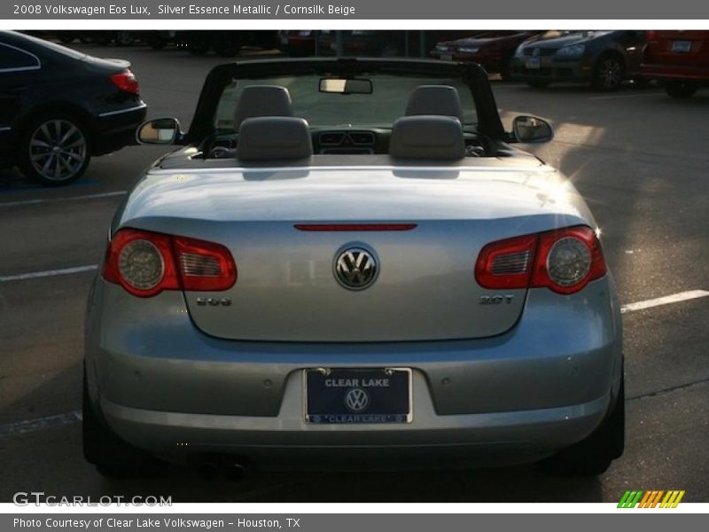 Silver Essence Metallic / Cornsilk Beige 2008 Volkswagen Eos Lux