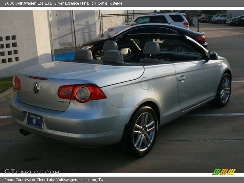 Silver Essence Metallic / Cornsilk Beige 2008 Volkswagen Eos Lux