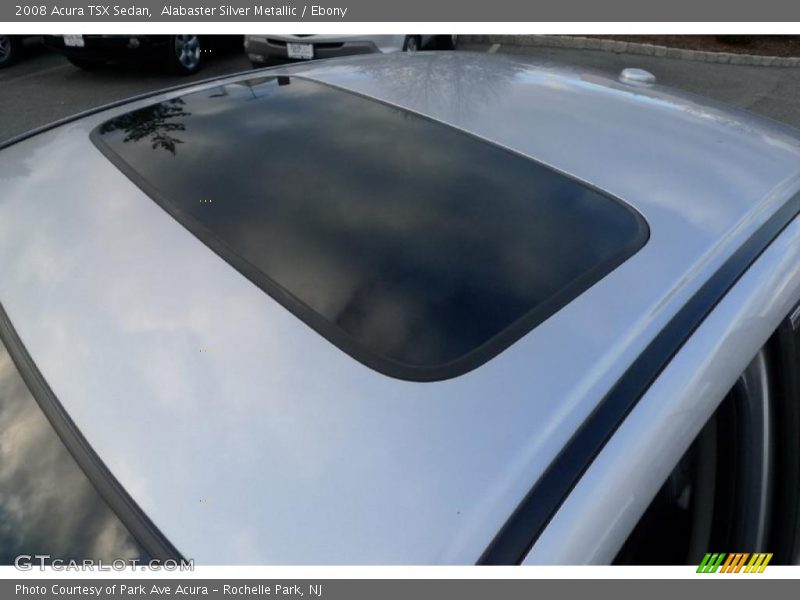 Alabaster Silver Metallic / Ebony 2008 Acura TSX Sedan