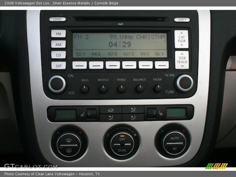 Controls of 2008 Eos Lux