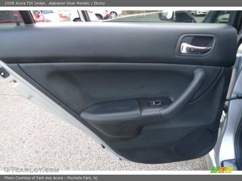 Alabaster Silver Metallic / Ebony 2008 Acura TSX Sedan