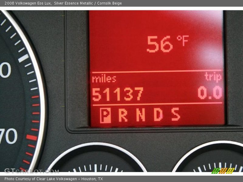 Silver Essence Metallic / Cornsilk Beige 2008 Volkswagen Eos Lux