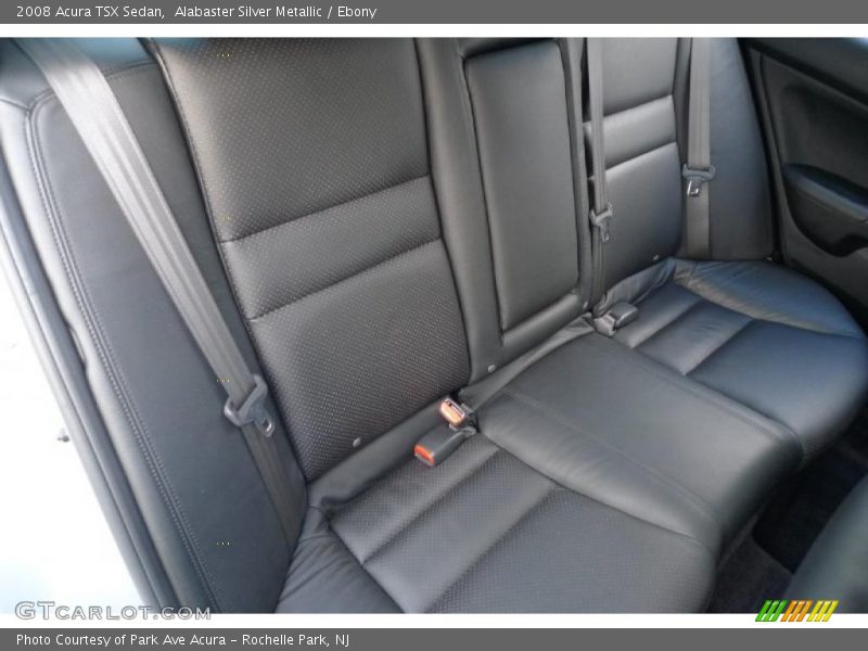 Alabaster Silver Metallic / Ebony 2008 Acura TSX Sedan