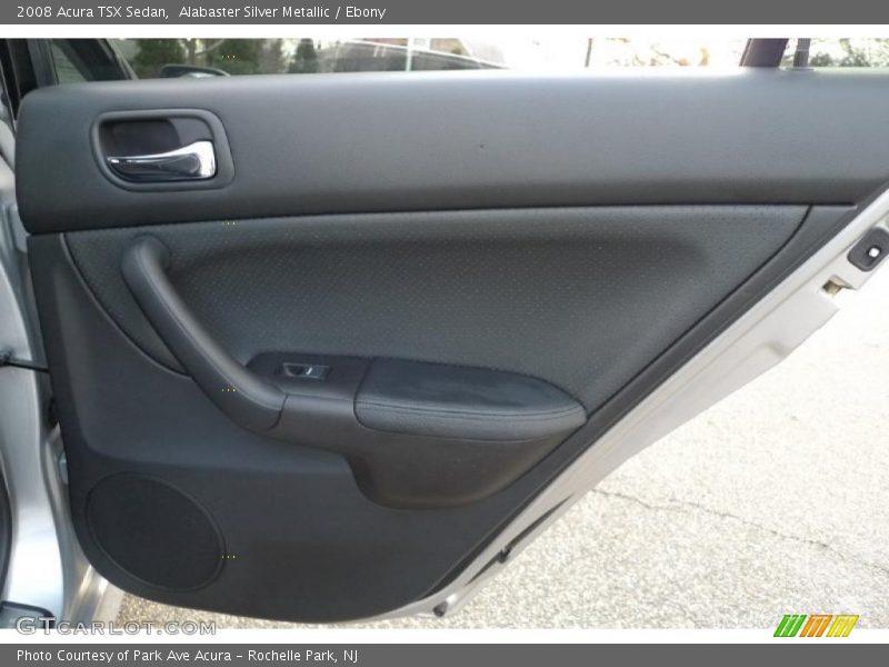 Alabaster Silver Metallic / Ebony 2008 Acura TSX Sedan