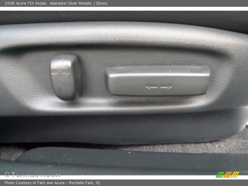 Alabaster Silver Metallic / Ebony 2008 Acura TSX Sedan