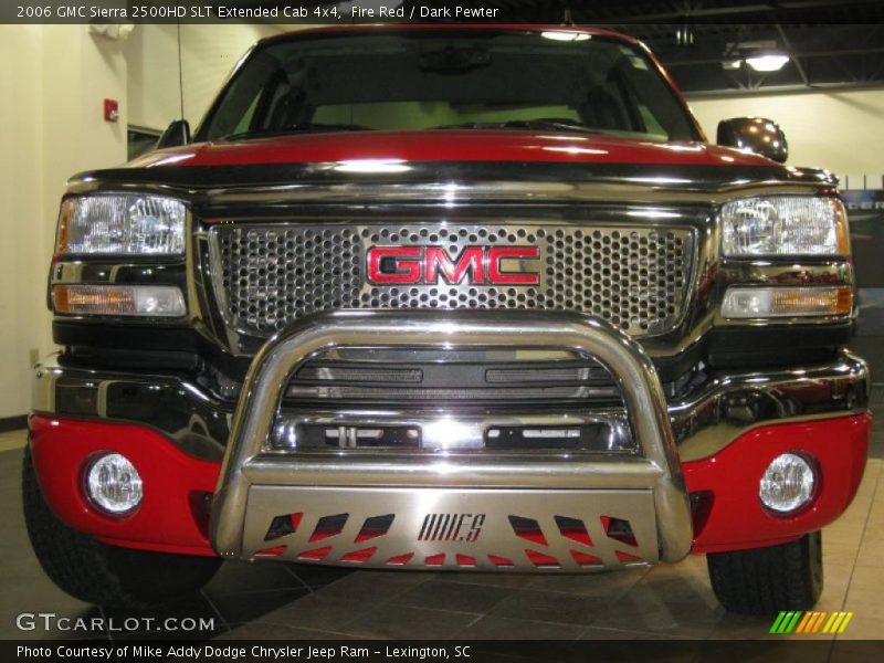 Fire Red / Dark Pewter 2006 GMC Sierra 2500HD SLT Extended Cab 4x4