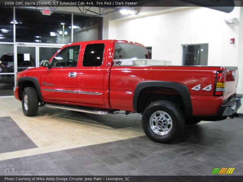Fire Red / Dark Pewter 2006 GMC Sierra 2500HD SLT Extended Cab 4x4