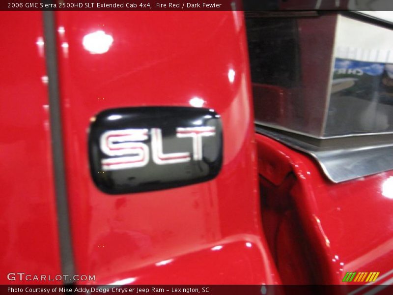 Fire Red / Dark Pewter 2006 GMC Sierra 2500HD SLT Extended Cab 4x4