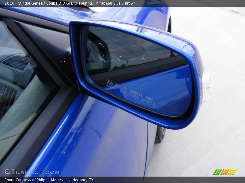 Mirabeau Blue / Brown 2010 Hyundai Genesis Coupe 3.8 Grand Touring