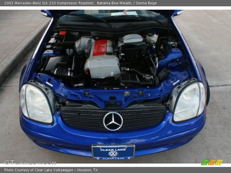  2003 SLK 230 Kompressor Roadster Engine - 2.3 Liter Supercharged DOHC 16-Valve 4 Cylinder