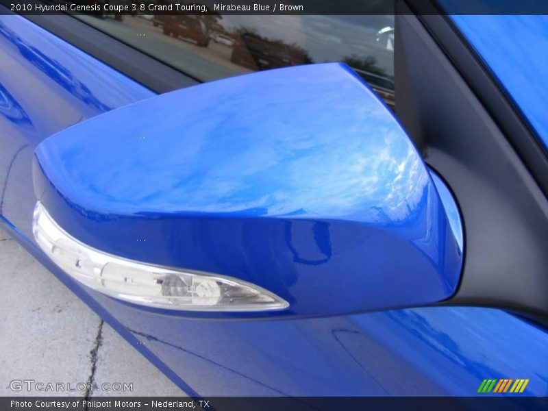 Mirabeau Blue / Brown 2010 Hyundai Genesis Coupe 3.8 Grand Touring