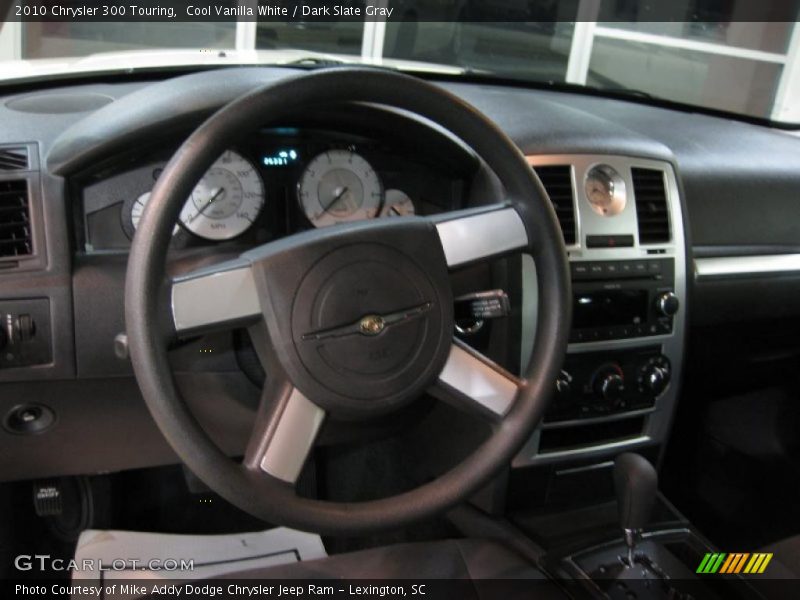 Cool Vanilla White / Dark Slate Gray 2010 Chrysler 300 Touring