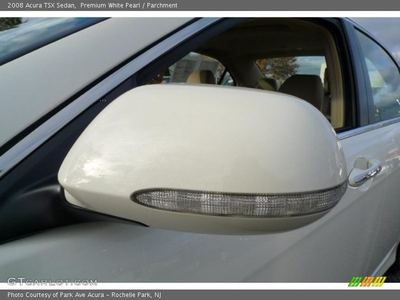 Premium White Pearl / Parchment 2008 Acura TSX Sedan
