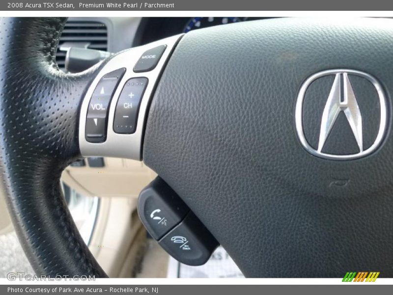 Premium White Pearl / Parchment 2008 Acura TSX Sedan