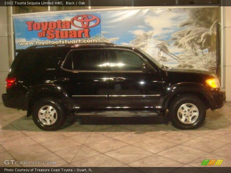 Black / Oak 2002 Toyota Sequoia Limited 4WD