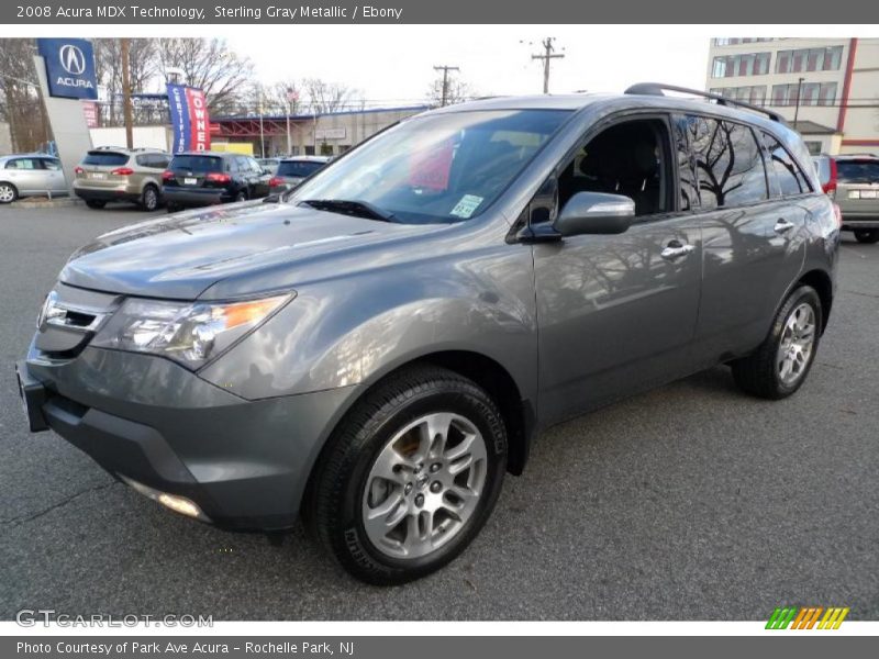Sterling Gray Metallic / Ebony 2008 Acura MDX Technology