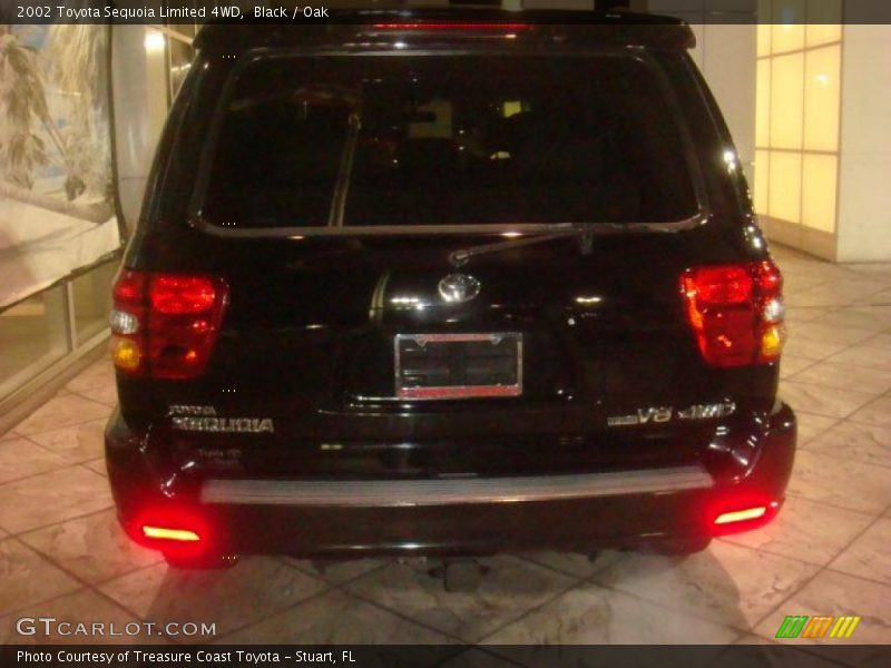 Black / Oak 2002 Toyota Sequoia Limited 4WD