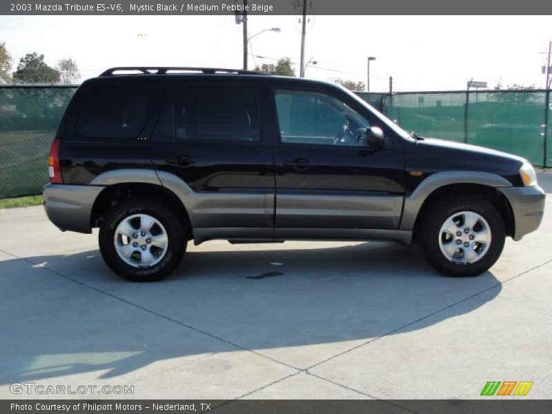 Mystic Black / Medium Pebble Beige 2003 Mazda Tribute ES-V6