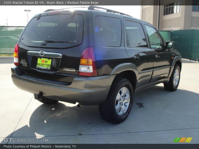 Mystic Black / Medium Pebble Beige 2003 Mazda Tribute ES-V6