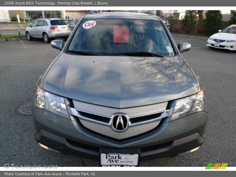 Sterling Gray Metallic / Ebony 2008 Acura MDX Technology