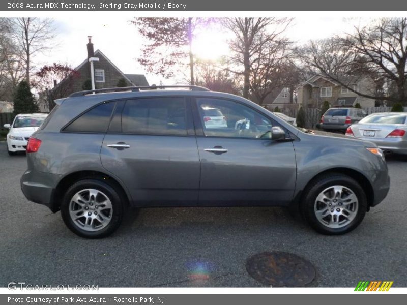 Sterling Gray Metallic / Ebony 2008 Acura MDX Technology