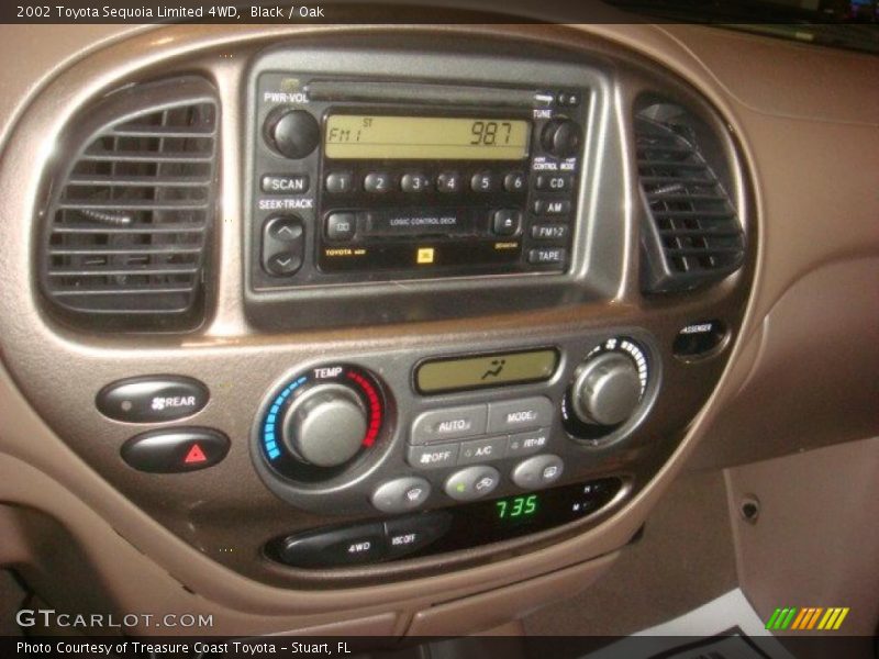Black / Oak 2002 Toyota Sequoia Limited 4WD