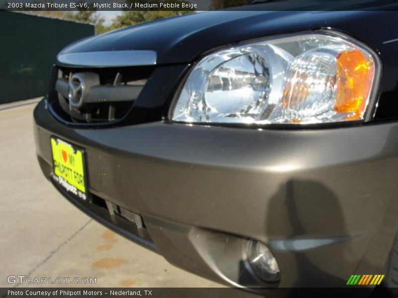 Mystic Black / Medium Pebble Beige 2003 Mazda Tribute ES-V6