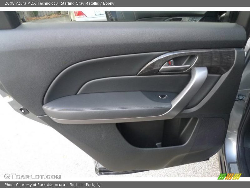 Sterling Gray Metallic / Ebony 2008 Acura MDX Technology