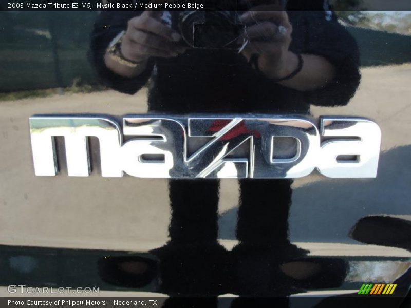 Mystic Black / Medium Pebble Beige 2003 Mazda Tribute ES-V6