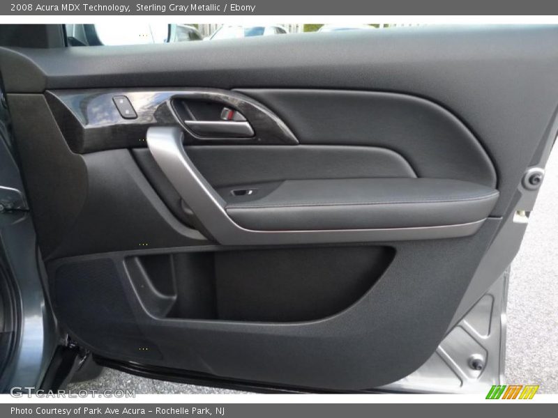 Sterling Gray Metallic / Ebony 2008 Acura MDX Technology