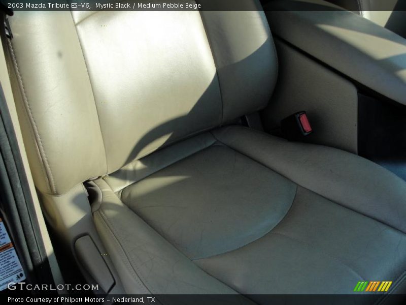Mystic Black / Medium Pebble Beige 2003 Mazda Tribute ES-V6