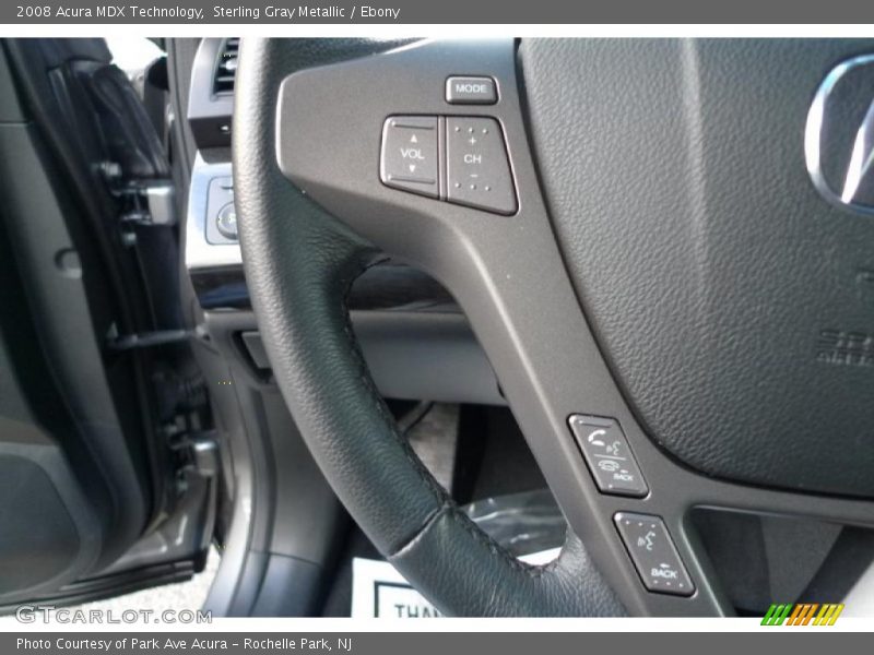 Sterling Gray Metallic / Ebony 2008 Acura MDX Technology
