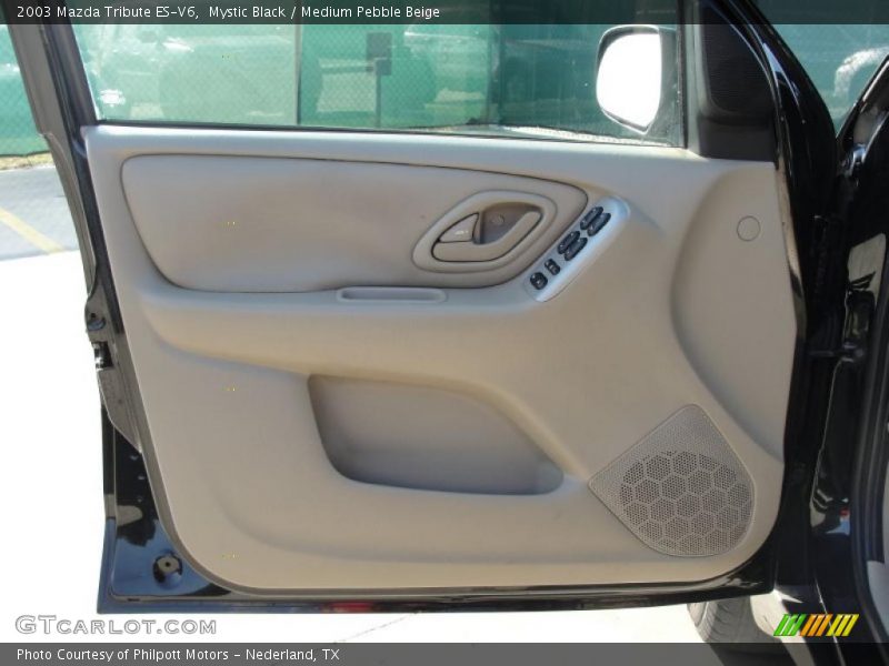 Mystic Black / Medium Pebble Beige 2003 Mazda Tribute ES-V6