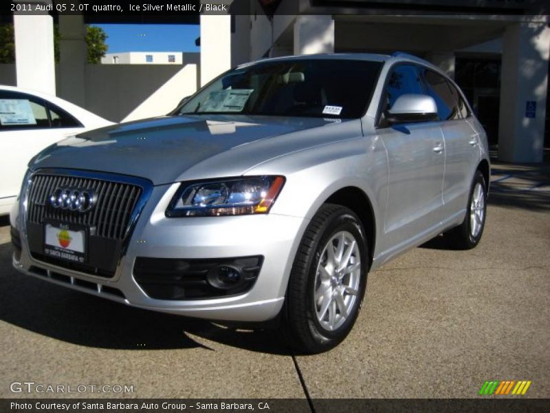 Ice Silver Metallic / Black 2011 Audi Q5 2.0T quattro
