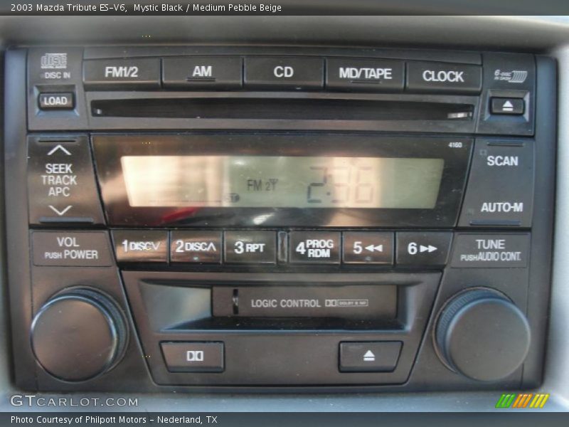 Controls of 2003 Tribute ES-V6