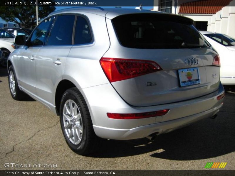 Ice Silver Metallic / Black 2011 Audi Q5 2.0T quattro