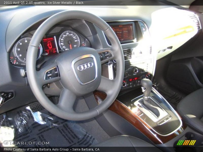 Ice Silver Metallic / Black 2011 Audi Q5 2.0T quattro