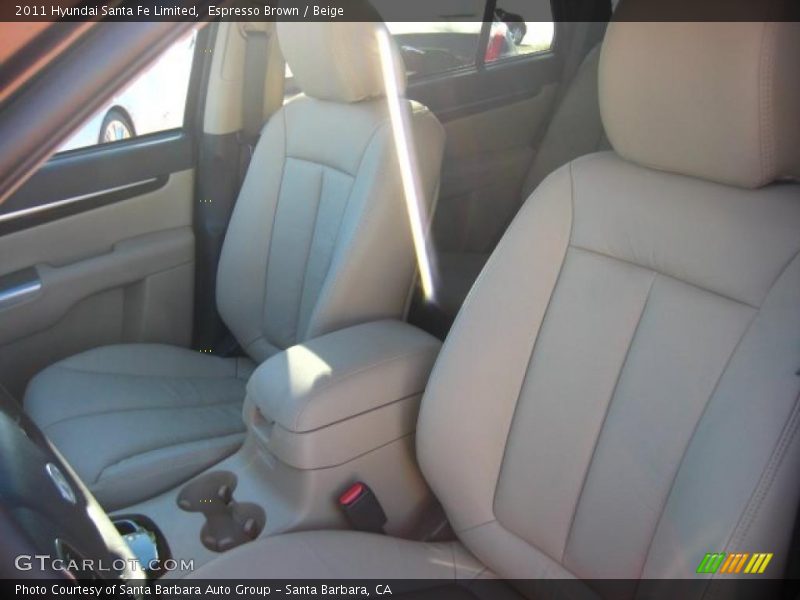 Espresso Brown / Beige 2011 Hyundai Santa Fe Limited