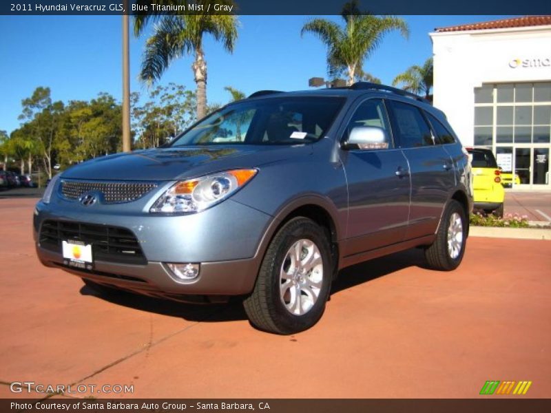 Blue Titanium Mist / Gray 2011 Hyundai Veracruz GLS