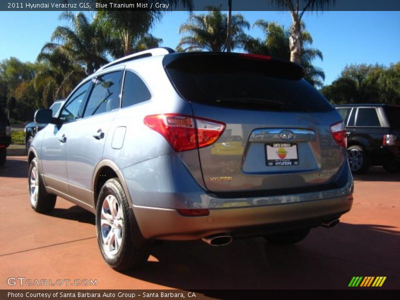 Blue Titanium Mist / Gray 2011 Hyundai Veracruz GLS