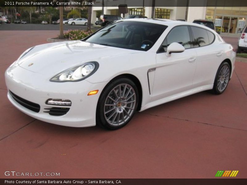 Front 3/4 View of 2011 Panamera 4