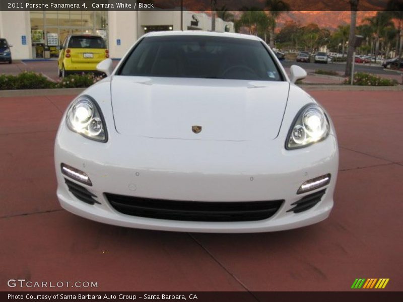 Carrara White / Black 2011 Porsche Panamera 4