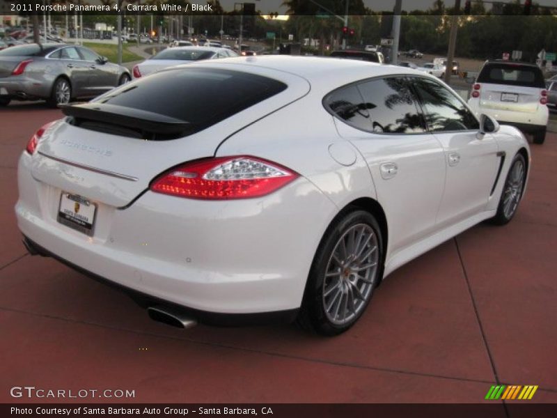 Carrara White / Black 2011 Porsche Panamera 4