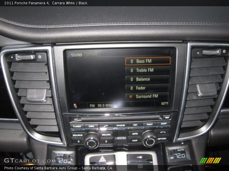 Carrara White / Black 2011 Porsche Panamera 4