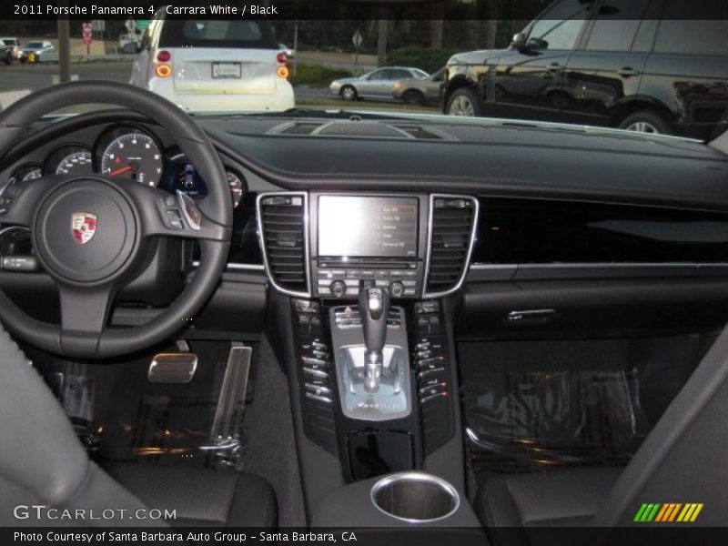 Carrara White / Black 2011 Porsche Panamera 4