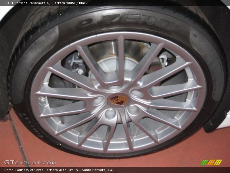 Carrara White / Black 2011 Porsche Panamera 4